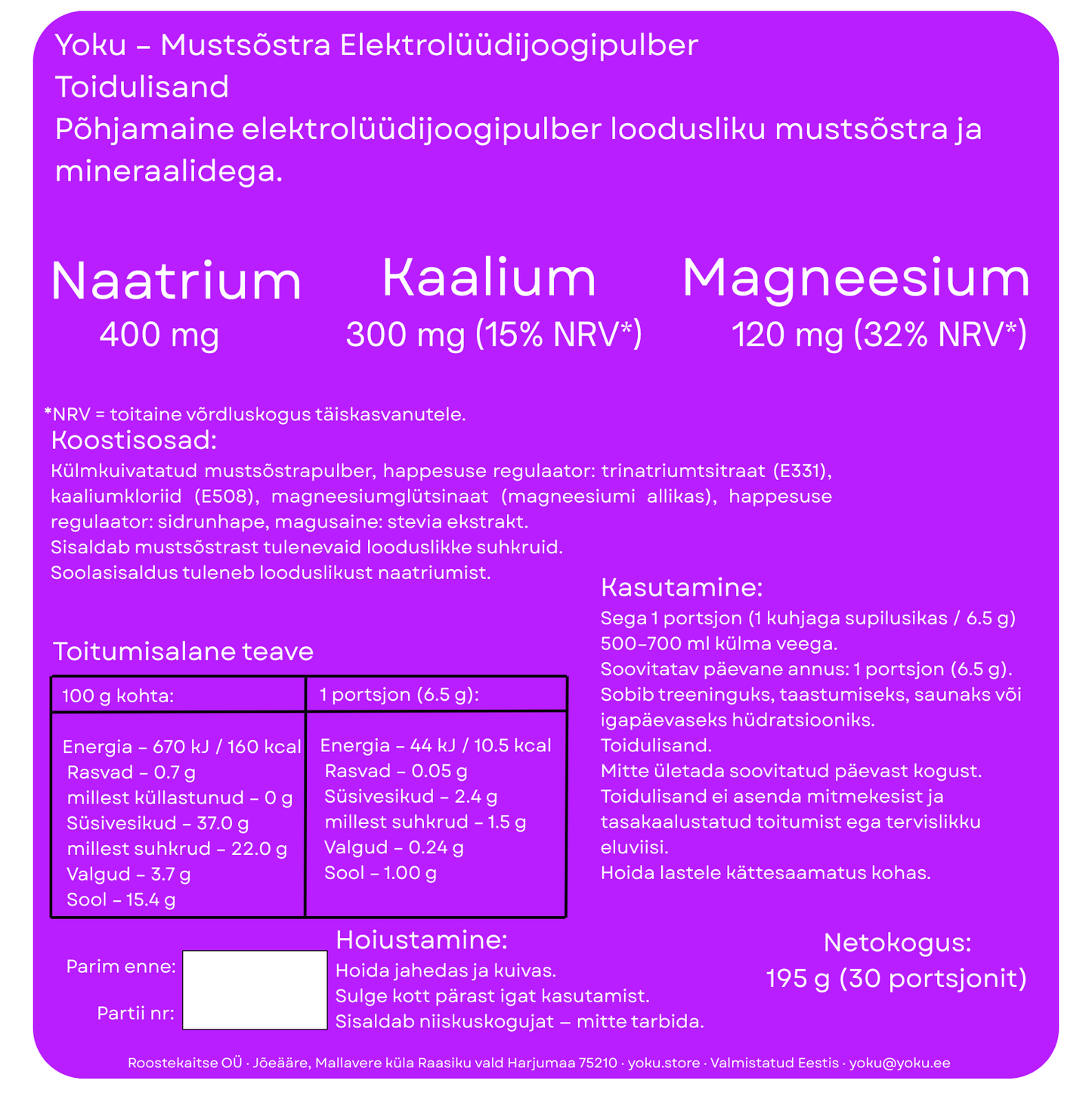 YOKU 30-Day Hydration System