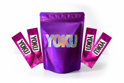 YOKU pouch with sticks on each side